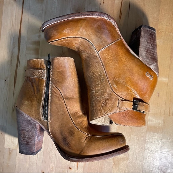 Bed Stu Isla Distressed Leather Booties - Picture 7 of 15